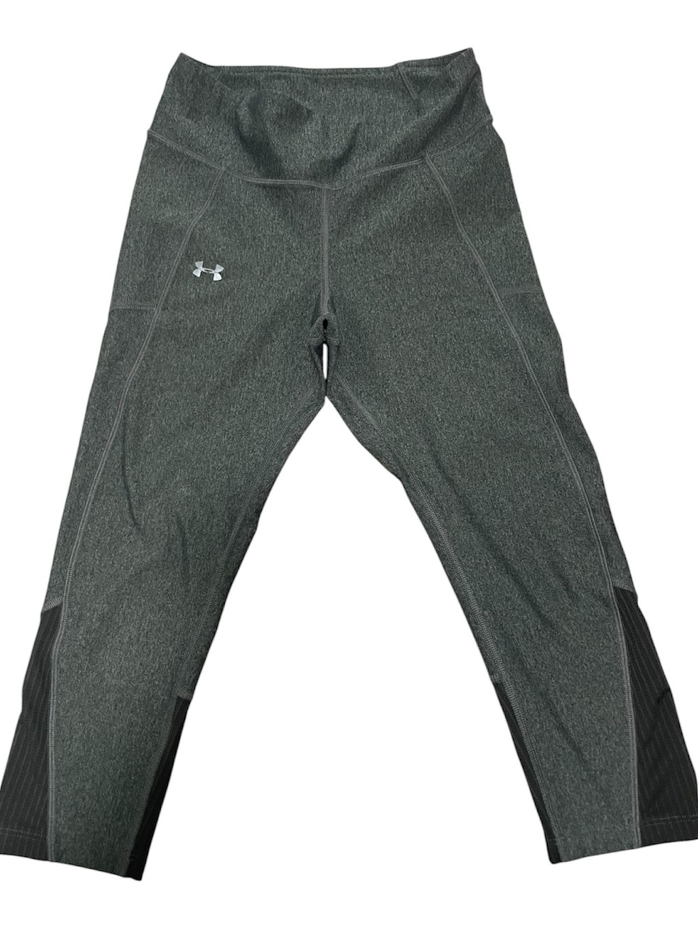 Under Armour Girls' Dark Gray Heathered Performance Leggings